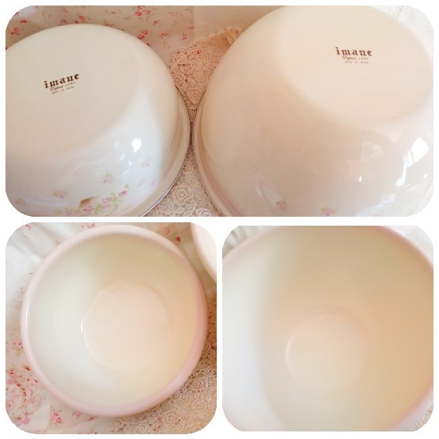 美品☆イマン ローズバスケット ボールセット - 収納/キッチン雑貨