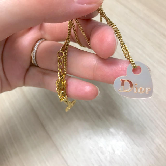Christian Dior - Christian Dior シェルハート ネックレスの通販 by