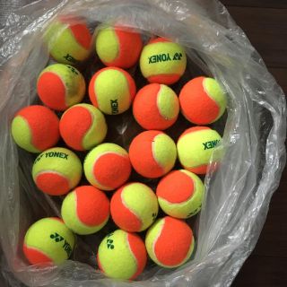 ヨネックス(YONEX)のヨネックス ジュニアボール19個 オレンジ(ボール)