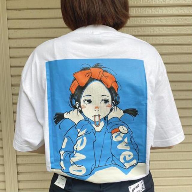 2XLサイズ over print POP ART Tee