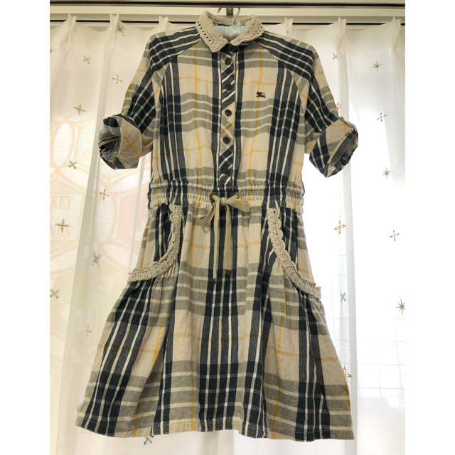 BURBERRY BLUE LABEL(バーバリーブルーレーベル)の霊夢様専用です。ブルーレーベル 大人気ワンピース、カットソーワンピース2点 レディースのワンピース(ひざ丈ワンピース)の商品写真