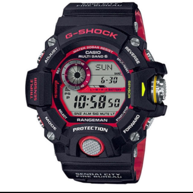 気質アップ G-SHOCK - G-SHOCK GW-9400NFST-1AJR モデル 緊急消防援助 ...