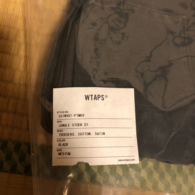 W)taps(ダブルタップス)のJUNGLE STOCK 01 / TROUSERS.COTTON. SATIN メンズのパンツ(ワークパンツ/カーゴパンツ)の商品写真