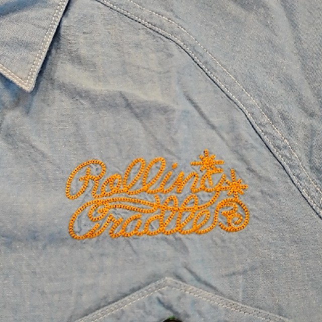 ROLLING CRADLE(ローリングクレイドル)のローリングクレイドル ワークシャツ Lsize メンズのトップス(Tシャツ/カットソー(半袖/袖なし))の商品写真
