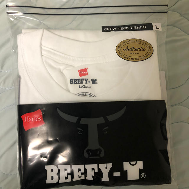 Hanes(ヘインズ)のHanes BEEFY-T Lサイズ メンズのトップス(Tシャツ/カットソー(半袖/袖なし))の商品写真