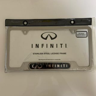 インフィニティ(Infinity)の[新品] 激レア INFINITI 純正 ライセンスプレートフレーム(車外アクセサリ)