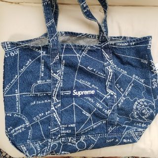 シュプリーム(Supreme)のSupreme Gonz Map Denim Tote(トートバッグ)