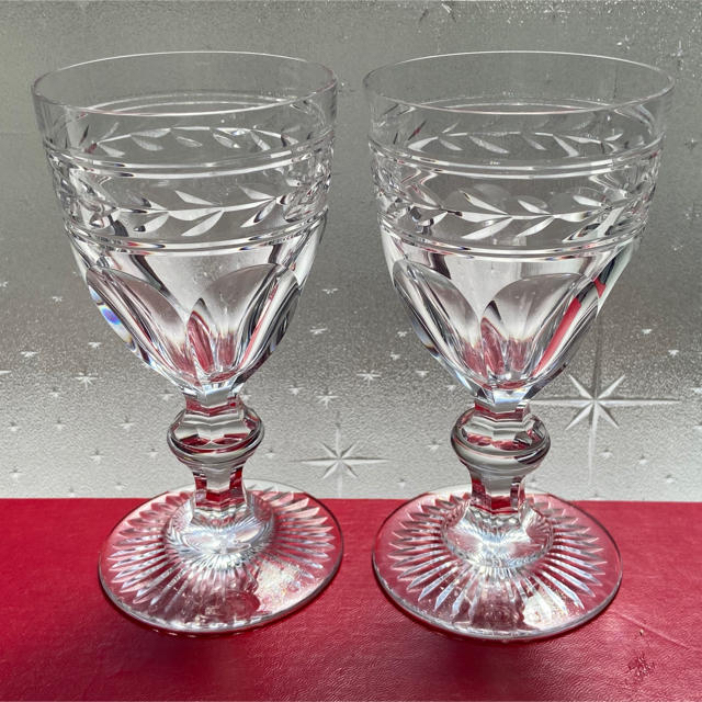 開店祝い Baccarat - バカラ アルクール ジョンザック ワイングラス ゴブレットサイズ ペアセット グラス+カップ