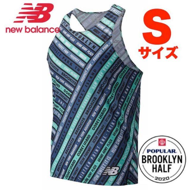 New Balance(ニューバランス)の【日本未発売・1点限り】ニューバランス ニューヨーク シングレット Sサイズ スポーツ/アウトドアのランニング(ウェア)の商品写真