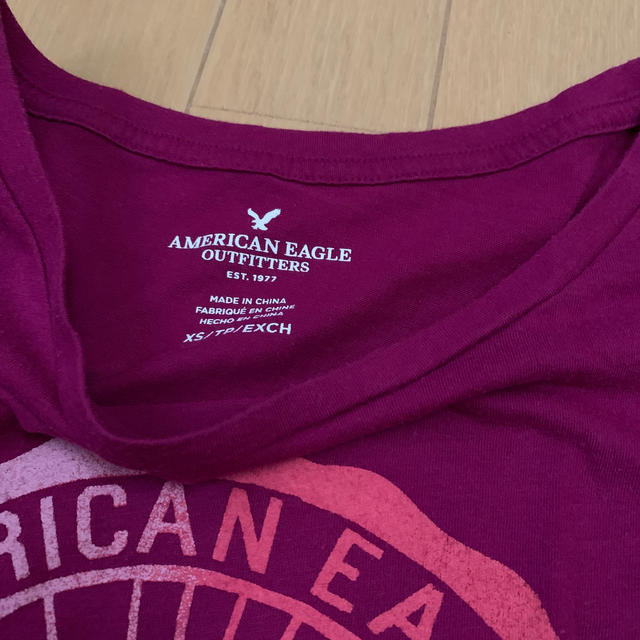 American Eagle(アメリカンイーグル)のアメリカンイーグル　カットソー　xs 2枚 メンズのトップス(Tシャツ/カットソー(半袖/袖なし))の商品写真