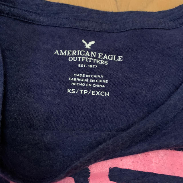 American Eagle(アメリカンイーグル)のアメリカンイーグル　カットソー　xs 2枚 メンズのトップス(Tシャツ/カットソー(半袖/袖なし))の商品写真