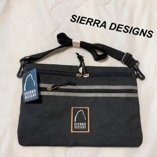 シェラデザイン(SIERRA DESIGNS)の新品　SIERRA DESIGNS サコッシュ　ショルダーバッグ  ブラック　(ショルダーバッグ)