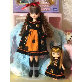 リカちゃん ミキちゃん ハロウィンドレスセット(人形)