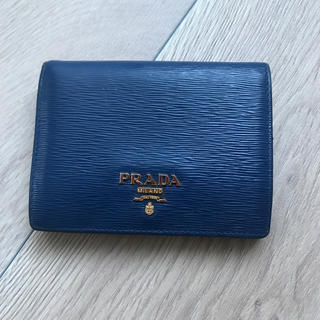 プラダ(PRADA)のPRADA サイファーノ　財布　ネイビー(財布)