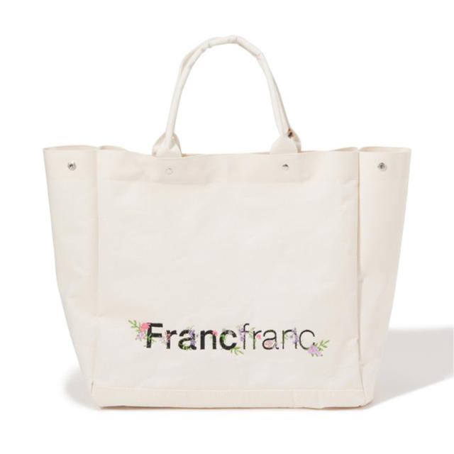 Francfranc(フランフラン)のフランフラン　ロゴトートバッグ　エコバッグ レディースのバッグ(エコバッグ)の商品写真