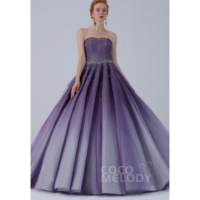 【新品】星空ドレス　ココメロディ製 レディースのフォーマル/ドレス(ウェディングドレス)の商品写真