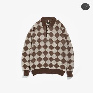 ニードルス(Needles)のneedles 20aw polo sweater / checkered (ニット/セーター)