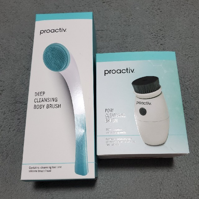 proactiv(プロアクティブ)のプロアクティブ　ポアクレンジングブラシ　ボディブラシ新品 コスメ/美容のコスメ/美容 その他(その他)の商品写真