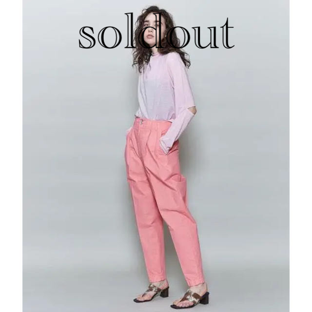 BEAUTY&YOUTH UNITED ARROWS(ビューティアンドユースユナイテッドアローズ)のsoldout❗️＜6(ROKU)＞BAFU TUCK PANTS/パンツ  レディースのパンツ(カジュアルパンツ)の商品写真