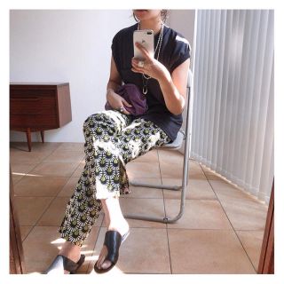 トゥデイフル(TODAYFUL)の729tt様専用★TODAYFUL Jacquard Slit Trousers(カジュアルパンツ)