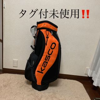 【希少品】KASCO ヴィンテージ　キャディバック　レザー　ビンテージ　レトロ