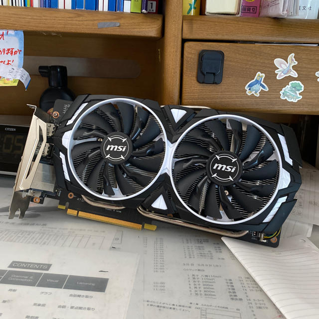 【値下げ不可】gtx 1060 6gb msi armor  動作確認済み