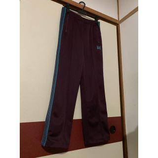 ニードルス(Needles)のneedles トラックパンツ　ストレート　Bordeaux ターコイズ(ジャージ)