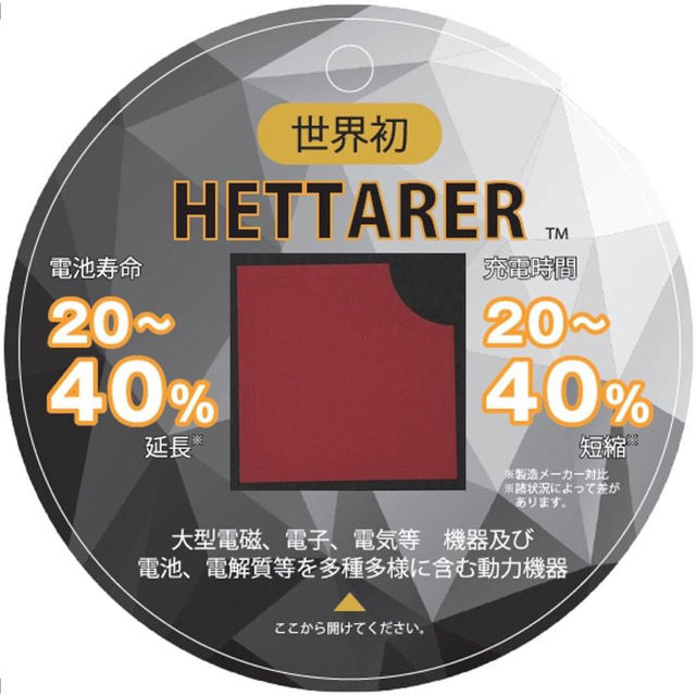 HETTARER(ヘッターラ6枚) 電磁波78%削減 有名YouTuberが宣伝