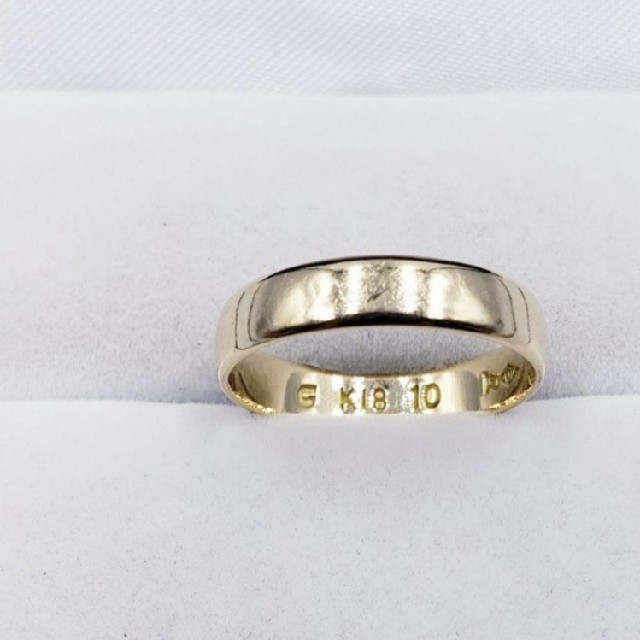 ゴールド指輪　k18 レディースのアクセサリー(リング(指輪))の商品写真
