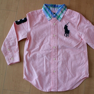ポロラルフローレン(POLO RALPH LAUREN)の4T ピンクシャツ(Tシャツ/カットソー)