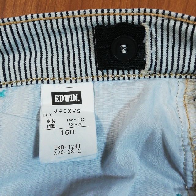 EDWIN(エドウィン)のニャッチッチ様専用　EDWIN　ハーフパンツ　160サイズ キッズ/ベビー/マタニティのキッズ服女の子用(90cm~)(パンツ/スパッツ)の商品写真