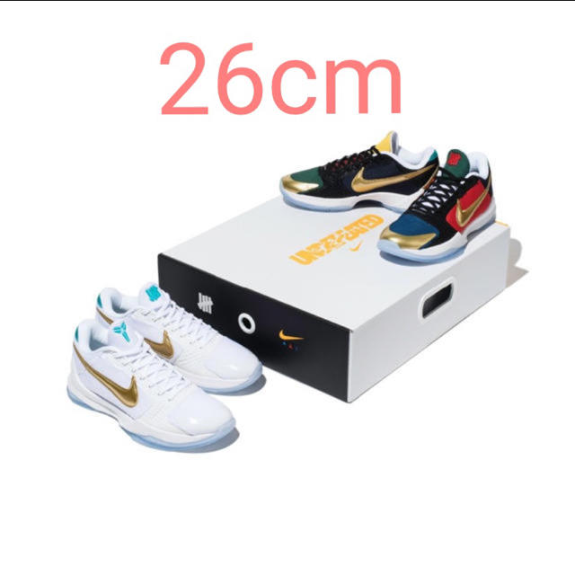 在庫処分大特価!!】 NIKE 26cm PROTRO 5 KOBE NIKE × UNDEFEATED