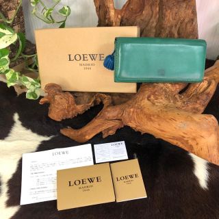 ロエベ(LOEWE)の⭐️LOEWE ロエベ　レザー長財布　本革⭐️(財布)