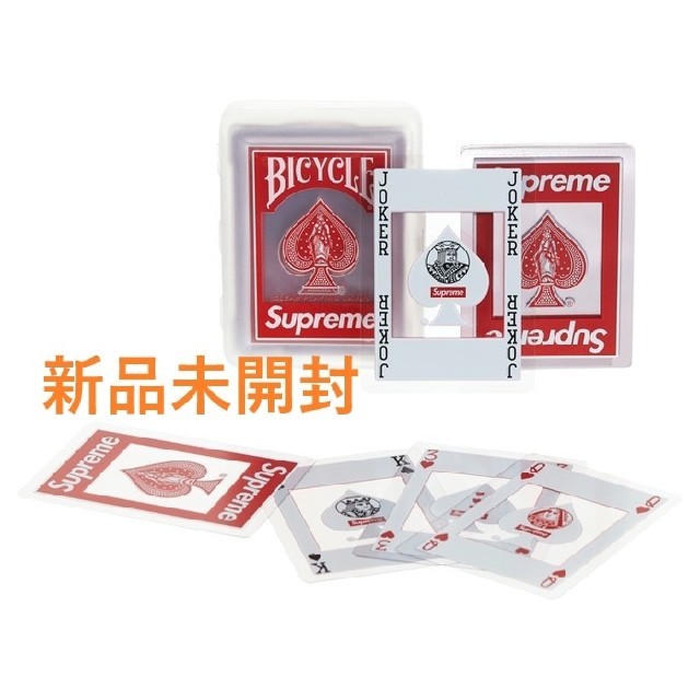 Supreme bicycle clear playing cards