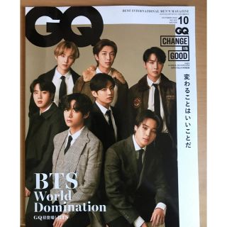 ボウダンショウネンダン(防弾少年団(BTS))のGQ JAPAN 10月号　BTS(音楽/芸能)