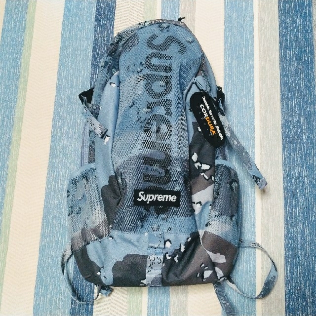 SUPREME Backpack Blue ChocolateChip Camo