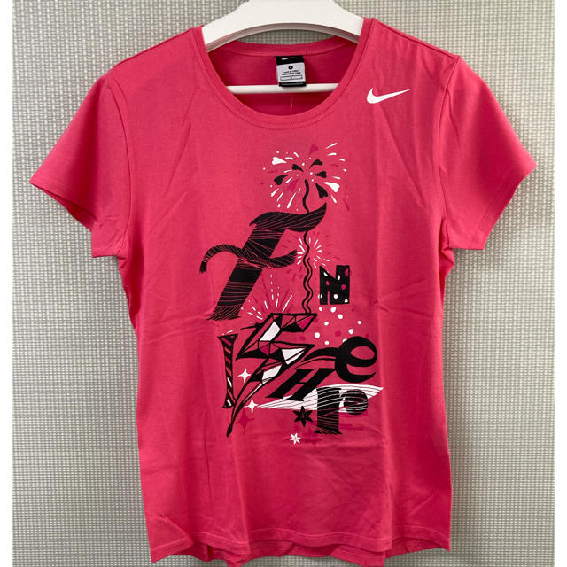 NIKE(ナイキ)の【値下げ】【未使用】名古屋ウィメンズマラソン2013  Tシャツ   Lサイズ レディースのトップス(Tシャツ(半袖/袖なし))の商品写真