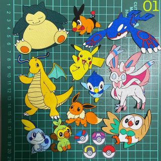 ポケモン(ポケモン)のポケモン　ワッペン　01(その他)