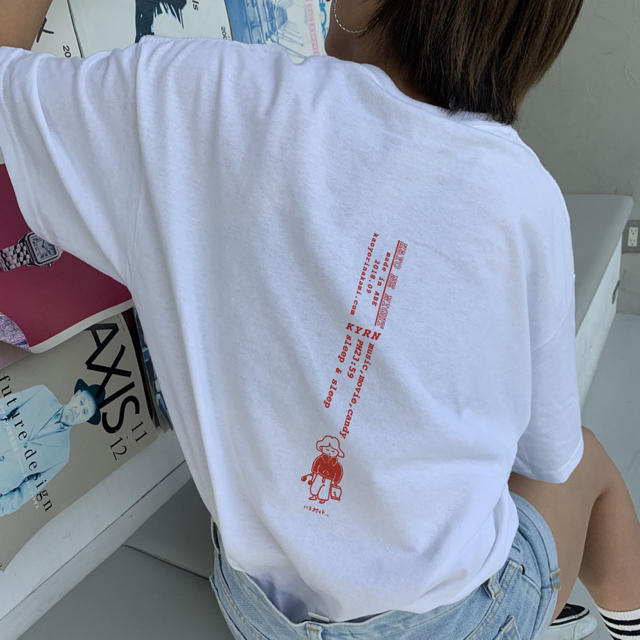kaoyorinakami Tシャツ カオヨリナカミ レディースのトップス(Tシャツ(半袖/袖なし))の商品写真