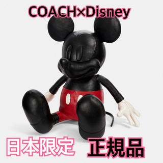 コーチ(COACH)の新品 COACH ディズニー コラボ ミッキー ぬいぐるみ 本革 日本限定(ぬいぐるみ)