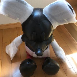 新品 COACH ディズニー コラボ ミッキー ぬいぐるみ 本革 日本限定