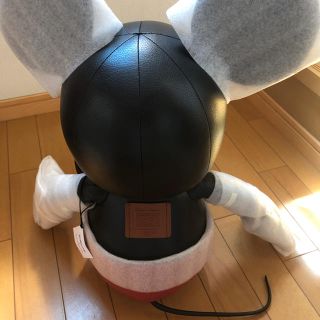 COACH - 新品 COACH ディズニー コラボ ミッキー ぬいぐるみ 本革 日本