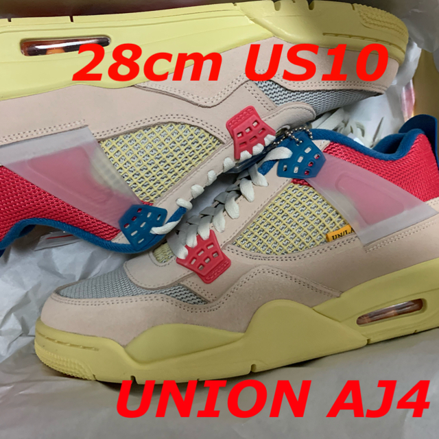 NIKE(ナイキ)のUNION AIR JORDAN 4 GUAVA ICE US10 28cm メンズの靴/シューズ(スニーカー)の商品写真