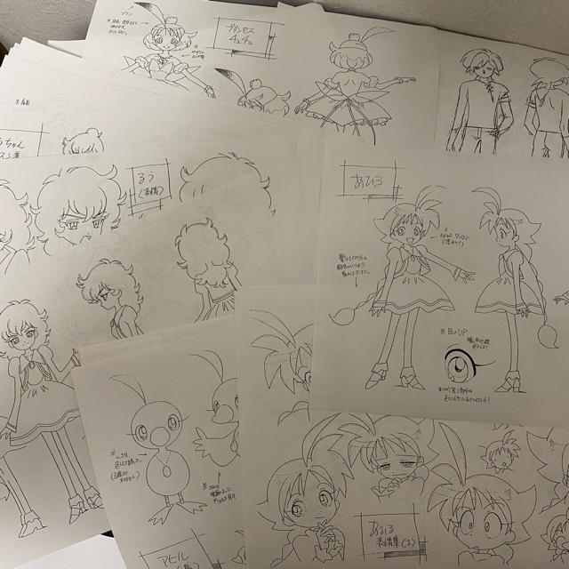 プリンセスチュチュ　アニメ　設定資料 エンタメ/ホビーの漫画(イラスト集/原画集)の商品写真