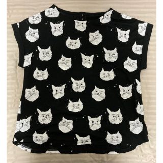 グラニフ(Design Tshirts Store graniph)のgraniph（グラニフ）猫柄Tシャツ(Tシャツ(半袖/袖なし))