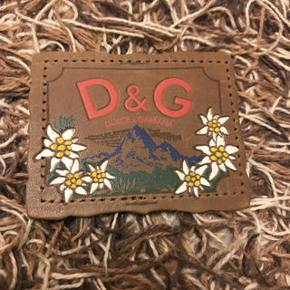 ディーアンドジー(D&G)のD&G ブランドロゴ　皮パッチ(その他)