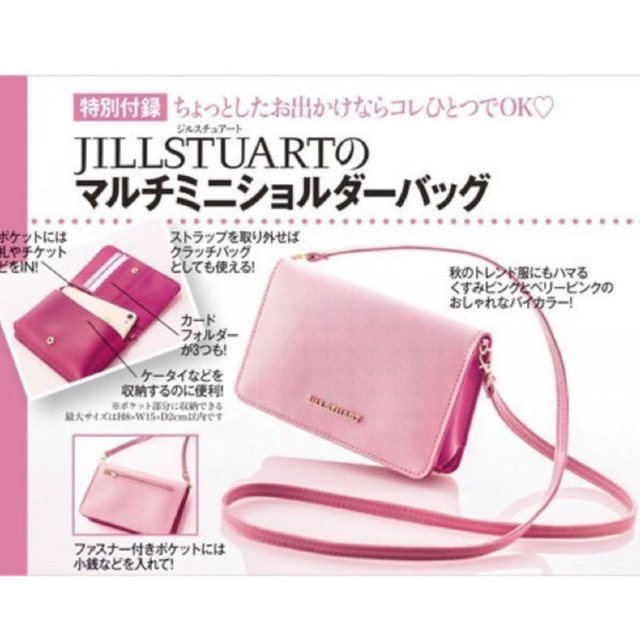 JILLSTUART(ジルスチュアート)のJILLSTUART マルチポーチ(雑誌付録) レディースのバッグ(ショルダーバッグ)の商品写真