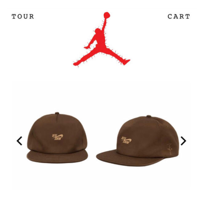 NIKE(ナイキ)のTRAVIS SCOTT CACTUS JACK JORDAN メンズの帽子(キャップ)の商品写真