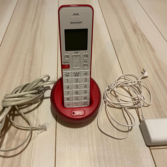 SHARP デジタルコードレス電話機 JD-S08CL-W 踏み外さ SHARP デジタルコードレス電話機 JD-S08CL-W 踏み外さ
