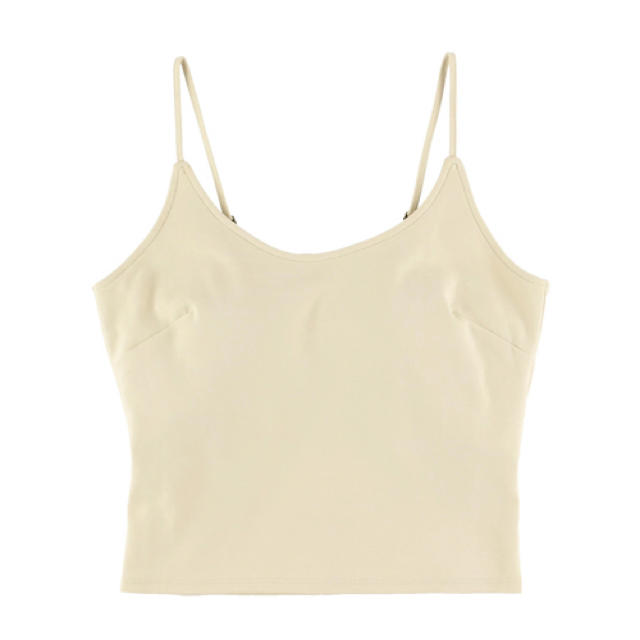 ALEXIA STAM(アリシアスタン)のBack Open Padded Camisole Ivory レディースのトップス(キャミソール)の商品写真